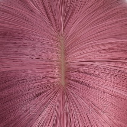 Парик искусственный с чёлкой цвет пепельно-розовый (#SHT608) от sex shop Extaz фото 2
