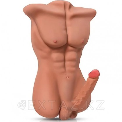 Спортивное мужское тело с фаллоимитатором (8,5 кг.) от sex shop Extaz