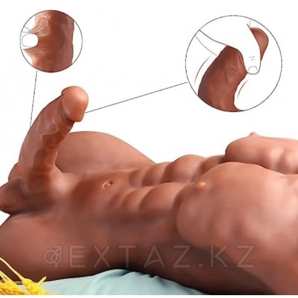 Спортивное мужское тело с фаллоимитатором (8,5 кг.) от sex shop Extaz фото 7