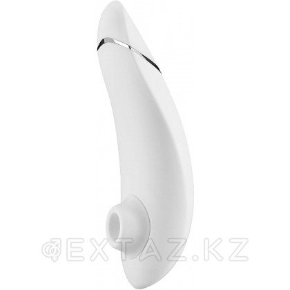 Бесконтактный клиторальный стимулятор Womanizer Premium белый/хром от sex shop Extaz фото 7