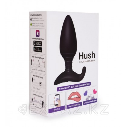 Анальная пробка со смарт-приложением Lovense Hush первого поколения (средняя 44,5*120мм) от sex shop Extaz фото 6
