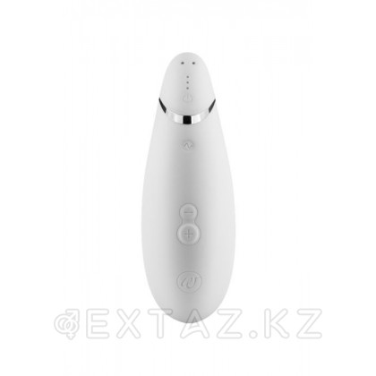 Бесконтактный клиторальный стимулятор Womanizer Premium белый/хром от sex shop Extaz фото 11