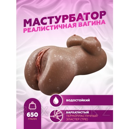 Мастурбатор компактный в виде женского тела и вагины Mary (коричневый) от sex shop Extaz фото 3