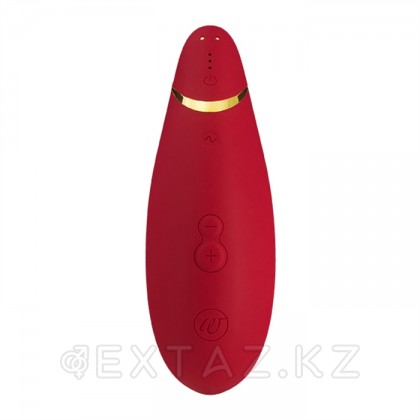 Бесконтактный клиторальный стимулятор Womanizer Premium красный/золотой от sex shop Extaz фото 5