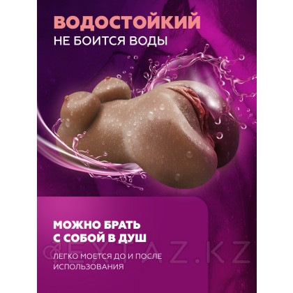 Мастурбатор компактный в виде женского тела и вагины Mary (коричневый) от sex shop Extaz фото 4