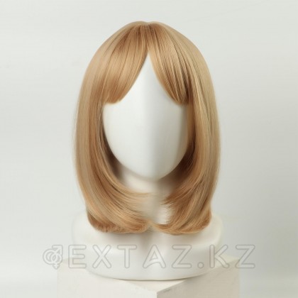 Парик искусственный с чёлкой 30 см, цвет блонд от sex shop Extaz фото 2