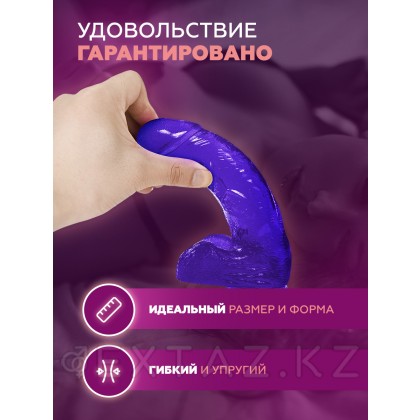 Фаллоимитатор на присоске фиолетовый (15*4 см.) от sex shop Extaz фото 5