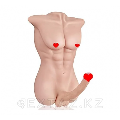 Спортивное мужское тело с фаллоимитатором (8,5 кг.) от sex shop Extaz фото 3