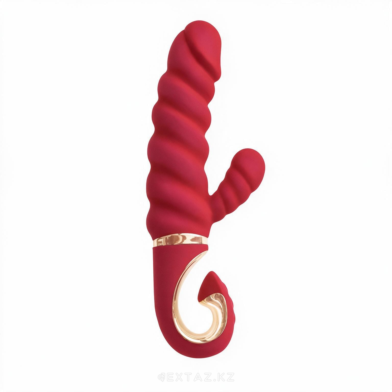 Gvibe Gcandy Mini — витой вибратор с клиторальным стимулятором