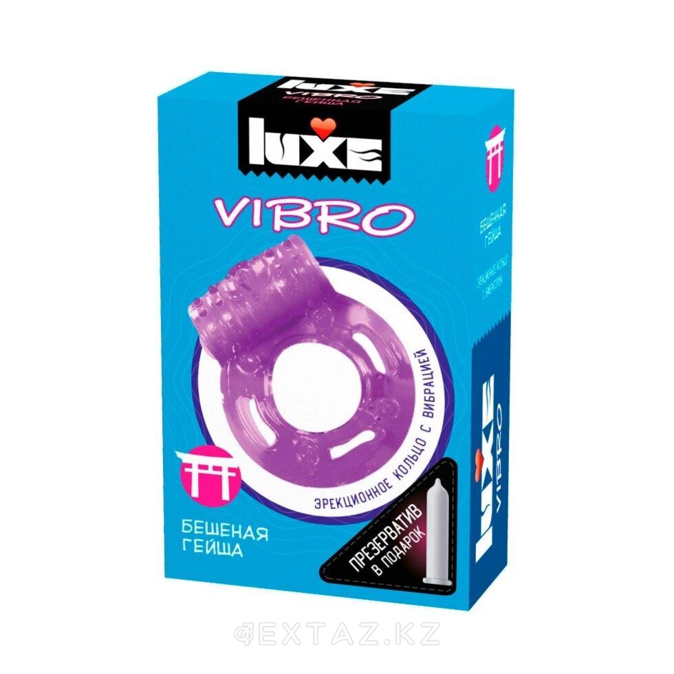 Купить Виброкольцо LUXE VIBRO Бешеная гейша (+ презерватив) — sex shop Extaz