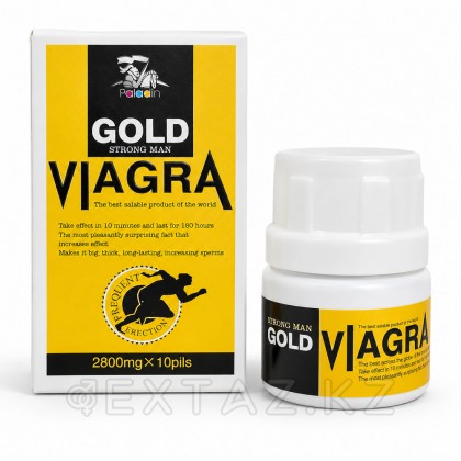 Возбуждающее средство для мужчин Viagra Gold Strong Man, 10 табл. от sex shop Extaz