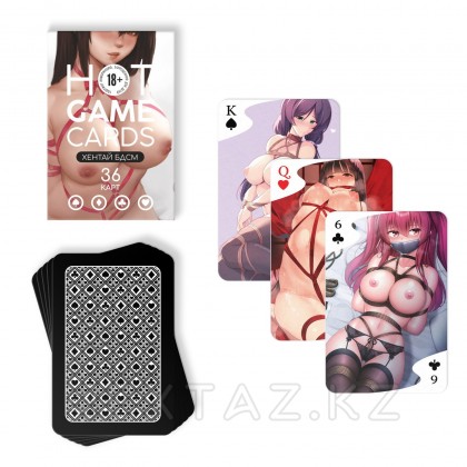 Карты игральные «HOT GAME CARDS» хентай БДСМ, 36 карт, 18+ от sex shop Extaz фото 2