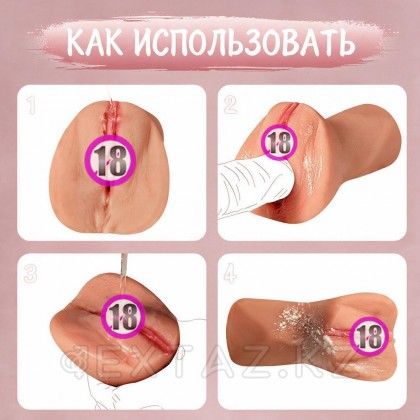 Реалистичный мастурбатор SHEQU REGINA от sex shop Extaz фото 4