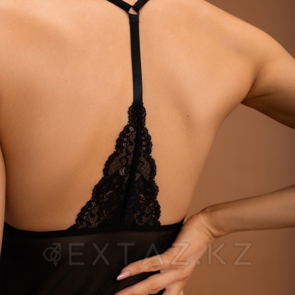 Романтичная сорочка с кружевом и застёжкой спереди (Muse) (S/M) от sex shop Extaz фото 13