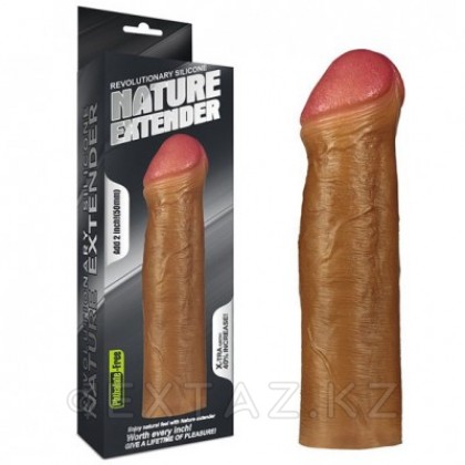 Насадка для увеличения пениса - 17,8 см. (Супер реалистичная) от sex shop Extaz