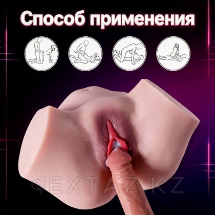 Реалистичный двойной мастурбатор Fanny от sex shop Extaz фото 10
