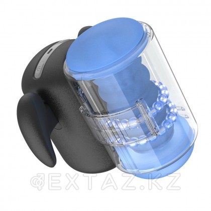 Инновационный робот-мастурбатор Black Knight с массажем бусинами от Amovibe от sex shop Extaz фото 4