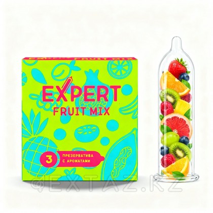 Презервативы EXPERT Fruit Mix, фруктовые ароматизированные, 3 шт от sex shop Extaz