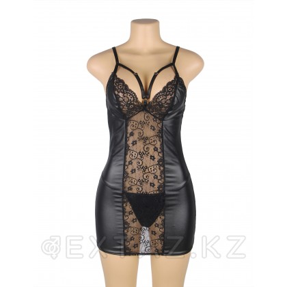Сексуальное черное платье с прозрачной вставкой Sexy Black (M-L) от sex shop Extaz фото 3