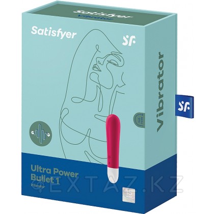 Мини-вибратор Satisfyer Ultra Power Bullet 1 красный от sex shop Extaz фото 3