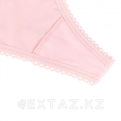 Трусики танга Sexy Floral Lace розовые (размер XL-2XL) от sex shop Extaz фото 8
