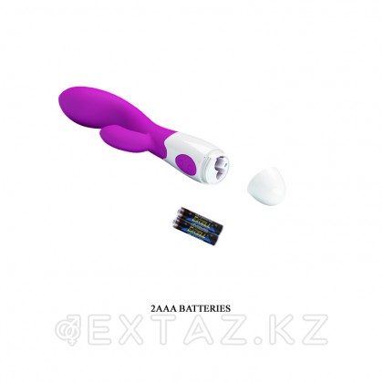 Вибратор с вибростимулятором клитора (20 см. х 3,6 см.) от sex shop Extaz фото 5