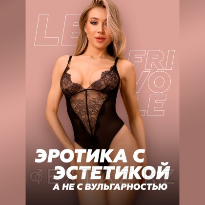 Элегантное боди с кружевом и V-образным вырезом (Muse) (L/XL) от sex shop Extaz фото 13