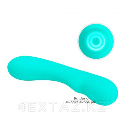 Вибратор Matt Super Soft (19 см) бирюзовый от sex shop Extaz фото 11
