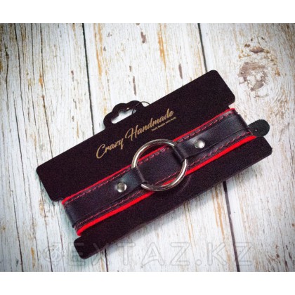 Ошейник с мягкой красной подкладкой - extaz.kz фото 2 Ошейник с мягкой красной подкладкой от sex shop Extaz фото 2