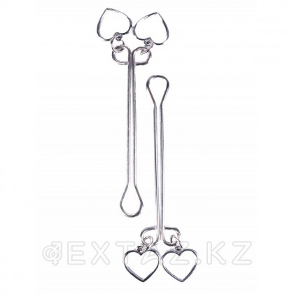 Зажимы на половые губы Hearts от sex shop Extaz