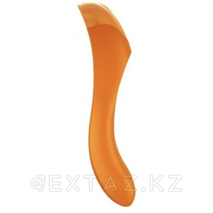 Мини вибратор на палец Satisfyer Candy Cane оранжевый от sex shop Extaz фото 3