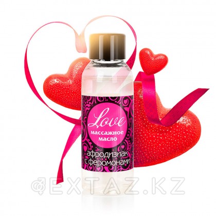 Массажное масло с феромонами Love, флакон, 75 мл от sex shop Extaz фото 2