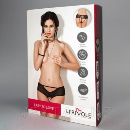 Шортики с доступом и шнуровкой сзади Le Frivole Easy to love (S/M, 42-44) от sex shop Extaz фото 3