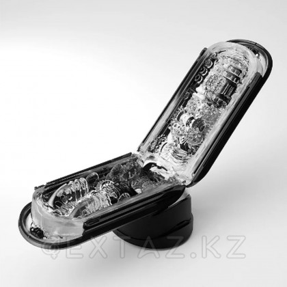 Набор Tenga Flip Zero Electronic Vibratation: мастурбатор с вибрацией и устройство вращения от sex shop Extaz фото 4