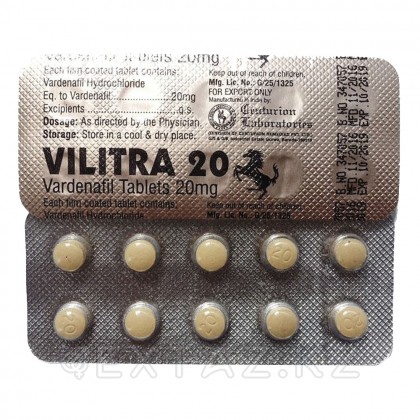 Препарат для усиления потенции и продления полового акта Vilitra 20 mg (10 шт.) от sex shop Extaz фото 12