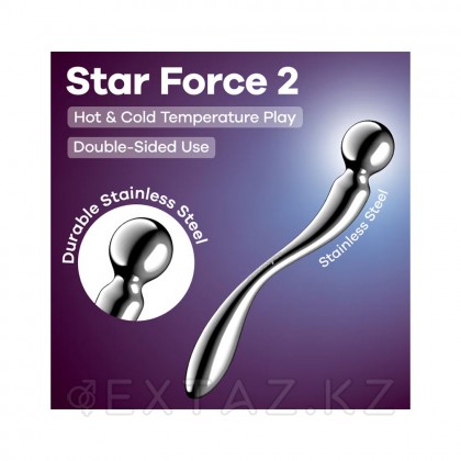 Фаллоимитатор Satisfyer Star Force 2 (сталь) от sex shop Extaz фото 7