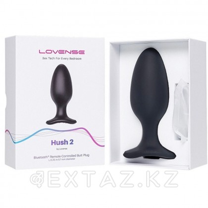 Анальная вибропробка Hush 2 второго поколения с управлением на расстоянии от Lovense (L: 57*150 Мм.) от sex shop Extaz фото 10