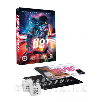 Игра для пар «Hot game», 30 карт ролевых игр, 30 карт поз, 2 кубика, 18+ от sex shop Extaz фото 2