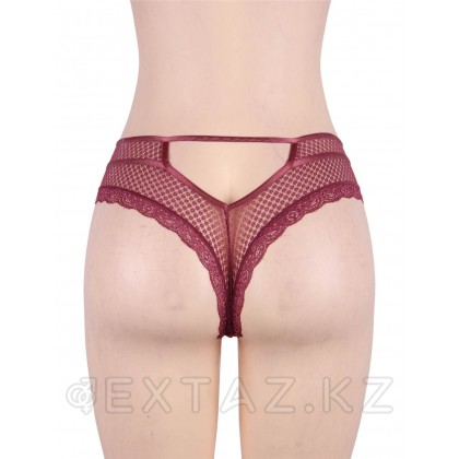 Трусики танга Ladies бордовые (размер M-L) от sex shop Extaz фото 7