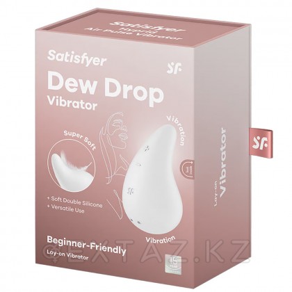 Клиторальный мини-вибратор Satisfyer Dew Drop белый от sex shop Extaz фото 6