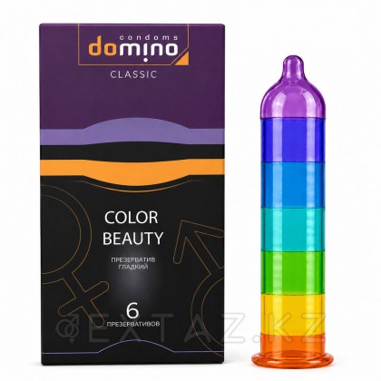 Презервативы Domino CLASSIC Color Beauty, разноцветные, 6 шт от sex shop Extaz