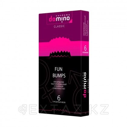 Презервативы DOMINO CLASSIC Fun Bumps, с точечной поверхностью, 6 шт от sex shop Extaz фото 2