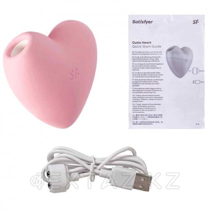 Вакуумный стимулятор Cutie Heart light Satisfyer розовый от sex shop Extaz фото 3