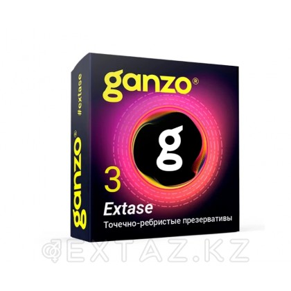 Презервативы GANZO Extase №3 (точечные, ребристые) от sex shop Extaz фото 3