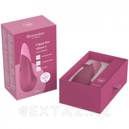 Клиторальный вибратор Womanizer Vibe темно-розовый от sex shop Extaz фото 2