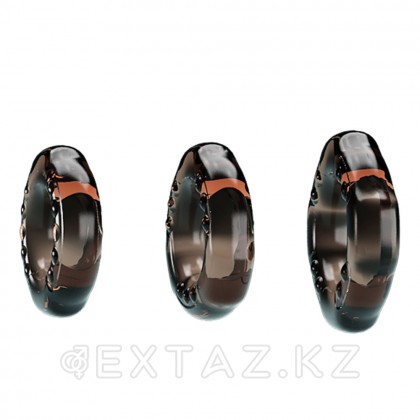 Набор эрекционных колец Baile Cock rings, 3 шт от sex shop Extaz фото 3
