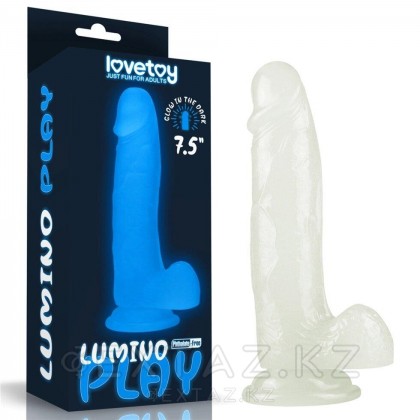 Фаллоимитатор Lovetoy Lumino Play (19×4 см) светится в темноте от sex shop Extaz фото 2