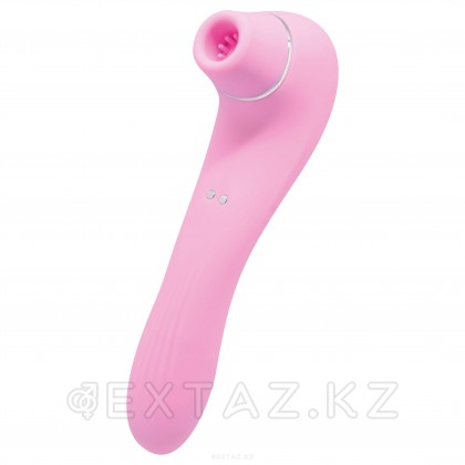 Клиторальный стимулятор Smoooch розовый от WOOOMY от sex shop Extaz