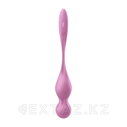Тренажер для интимных мышц с вибрацией Satisfyer Love Birds 1 розовый (Connect App) от sex shop Extaz фото 5