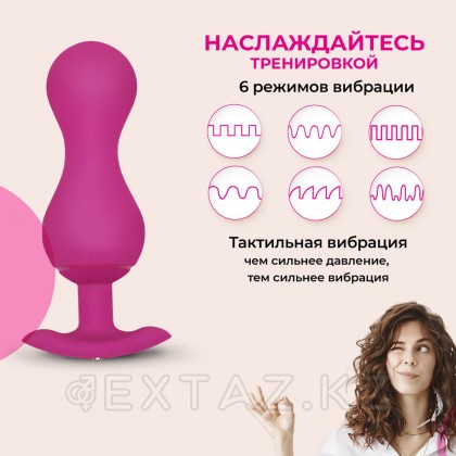 Gvibe Gballs 3 App Petal Rose - умный тренажёр Кегеля, 8х3 см от sex shop Extaz фото 2